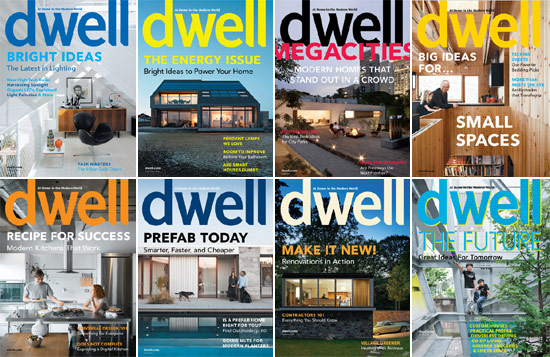 Dwell magazine covers